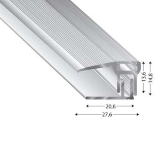 PROFILE ENDING TRIO-GRIP 270 CM BRONZE